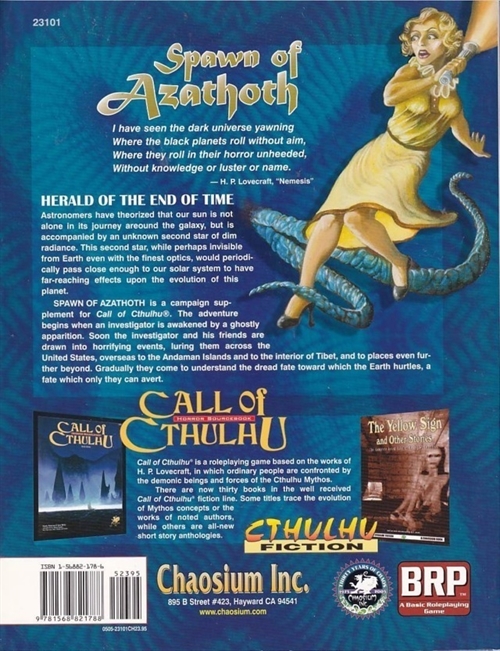Call Of Cthulhu - 6th edition - Spawn of Azathoth (B-Grade) (Genbrug)
